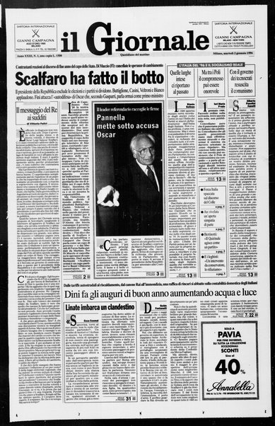 Il giornale : quotidiano del mattino